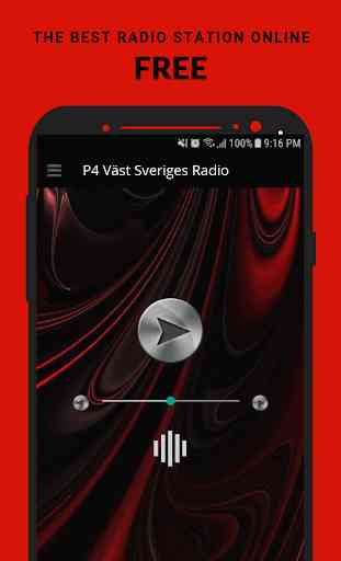 P4 Väst Sveriges Radio SR App FM SE Fri Online 1