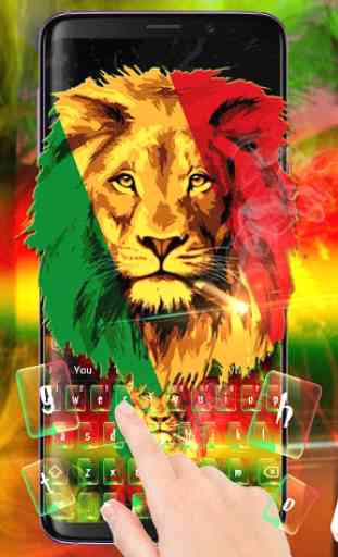 Rasta Reggae Lion Clavier 1
