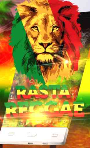 Rasta Reggae Lion Clavier 2