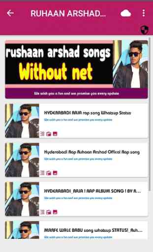 Ruhaan Arshad video and songs without net 2019 2