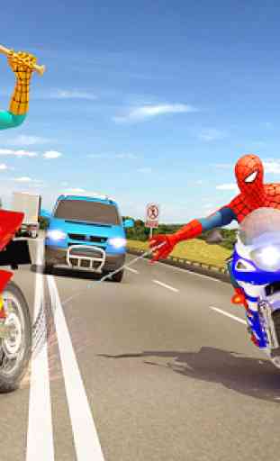Spider Hero Rider - Racers Of Highway 3