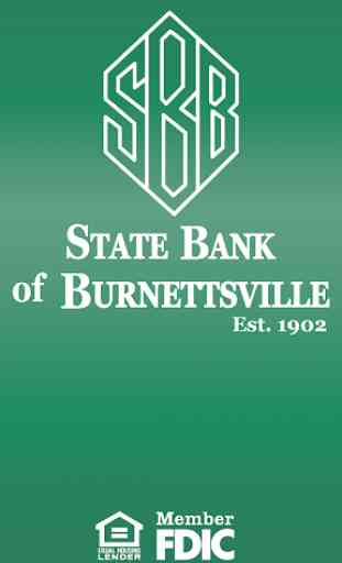 STATE BANK OF BURNETTSVILLE 1