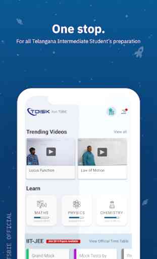 TDiSK - India's Best Learning app for +2, JEE,NEET 1