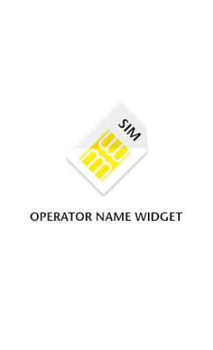 Widget Nom de l'opérateur 1