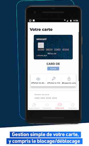 Wirecard Payout : Gérez votre carte prépayée 4