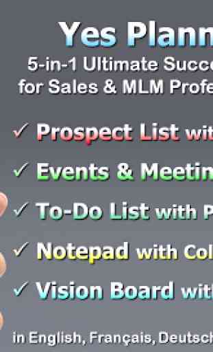 Yes Planner for Direct Selling, Business and MLM 1