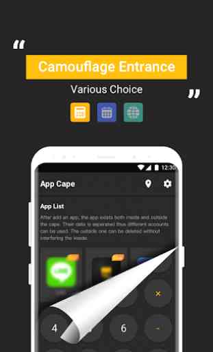 App Cape - Hide&Clone app, Fake GPS, Private Photo 2