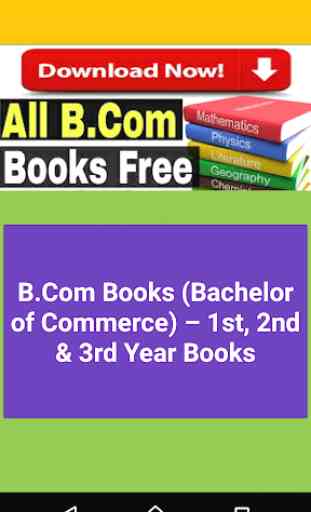 B.Com Notes and Books 1