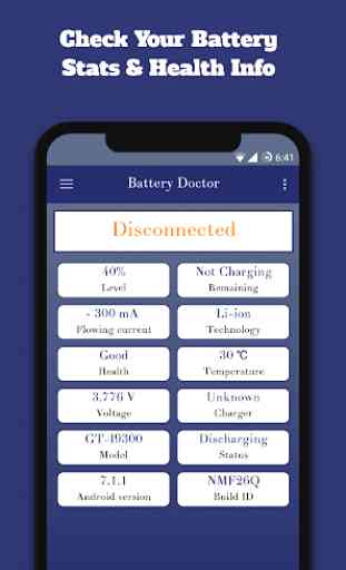 Battery Life Doctor - Ampere Meter & Charger Check 3