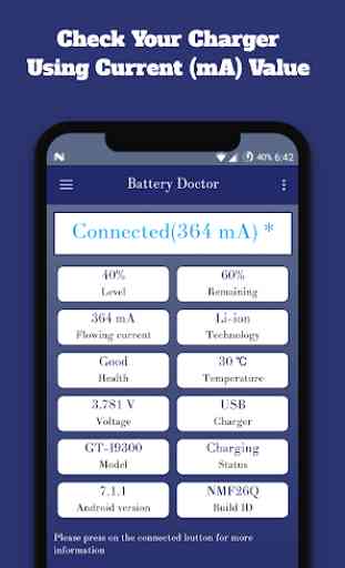 Battery Life Doctor - Ampere Meter & Charger Check 4