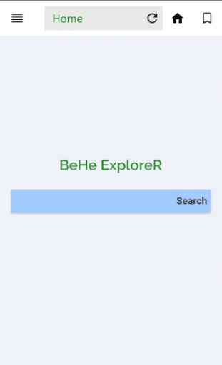 BeHe ExploreR Web Browser 1