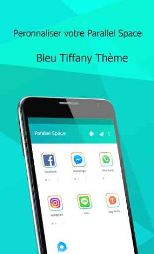 Bleu Tiffany Thème pour PS 1
