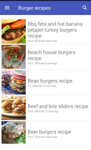 Burger recipes for free app offline with photo 1