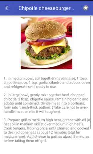 Burger recipes for free app offline with photo 2