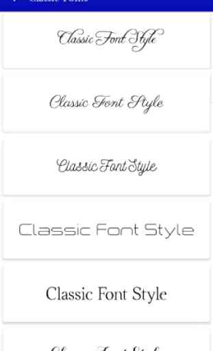 Classic Font Style 3