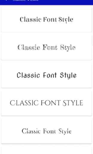 Classic Font Style 4
