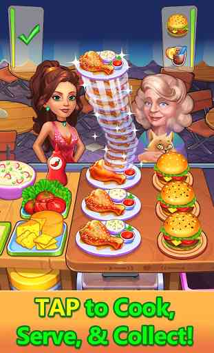 Cooking Tour: Craze Fast Restaurant Cooking Games 1