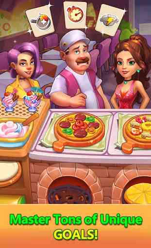 Cooking Tour: Craze Fast Restaurant Cooking Games 2