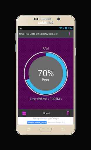 Free New Smart RAM booster and cleaner for Android 2