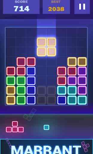 Glow Puzzle Block - jeu classique puzzle 2