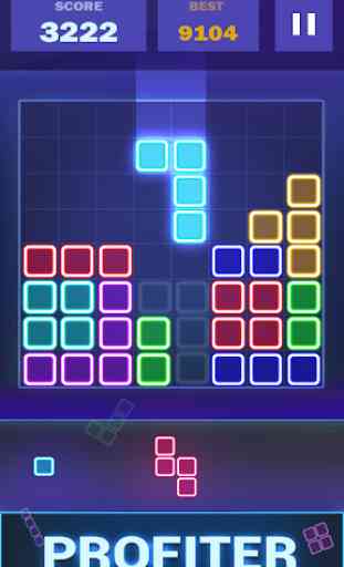 Glow Puzzle Block - jeu classique puzzle 3