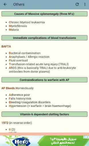 Hematology Mnemonics 1