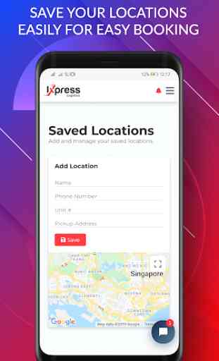 Ixpress – Singapore Courier & Delivery Service App 1