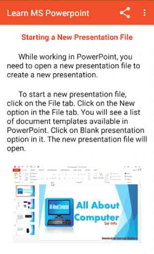 Learn MS PowerPoint 4