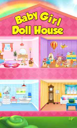 Maison de poupée fille: Design et chambres de lux 1
