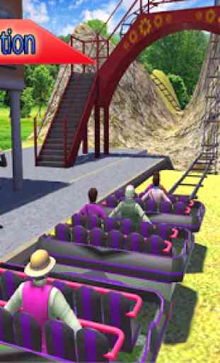 Merveilleux roller coaster 3D. 2
