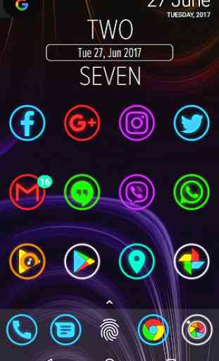 Neon Glow Rings - Icon Pack 2