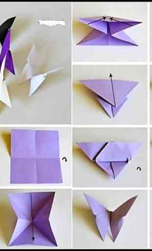 Nouvelle étape 3D Origami étape par étape 3