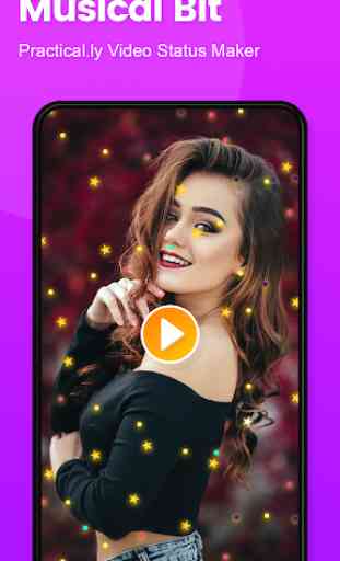 Parcticlely.ly photo video maker Musical Bit video 1
