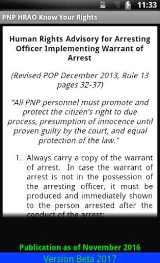 Philippine National Police Know Your Rights 3