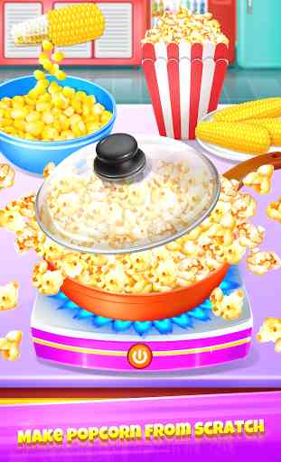 Popcorn Maker - Yummy Rainbow Popcorn Food 2