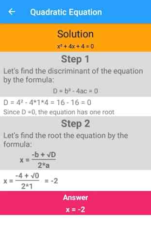 Quadratic equation solver 3