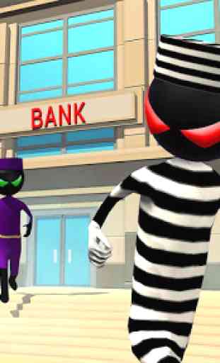 Robe The Bank : Stickman Robbery Escape 2
