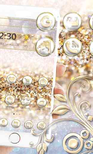 Silver Gold Theme Wallpaper or luxe luxury gold 1