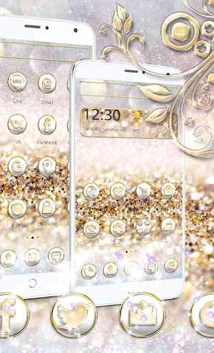 Silver Gold Theme Wallpaper or luxe luxury gold 2