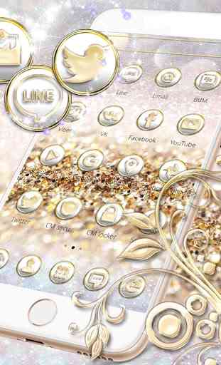 Silver Gold Theme Wallpaper or luxe luxury gold 3