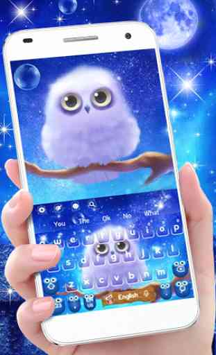 Thèmes du clavier Galaxy Owl 1