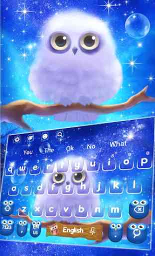 Thèmes du clavier Galaxy Owl 2