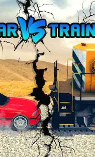 Train Vs Car Crash: Jeux de course 2019 2