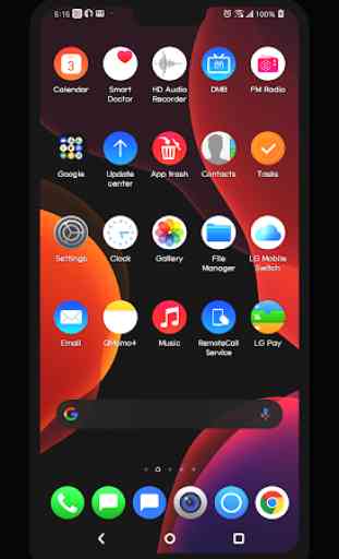 [UX8] MIOS Black Theme LG G8 V50 V40 V30 Pie 1