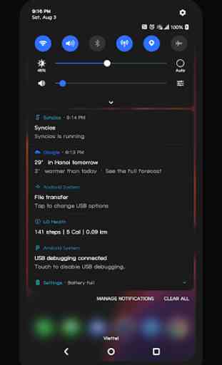 [UX8] MIOS Black Theme LG G8 V50 V40 V30 Pie 3