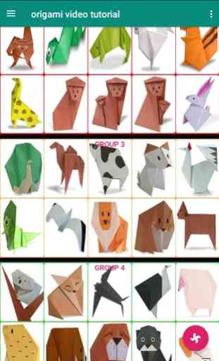 vidéos tutoriel origami 2