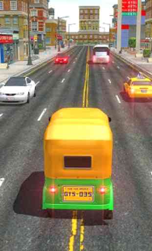 Ville Tuk Tuk Pilote Auto Rickshaw 3D Sim 2018 1