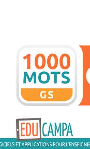 1000 Mots GS / Apprendre à lire 1