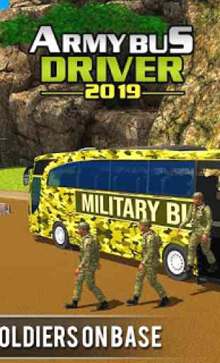 Army Bus Driver 2019: Military Soldier Transporter 3