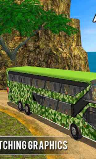 Army Bus Driver 2019: Military Soldier Transporter 4